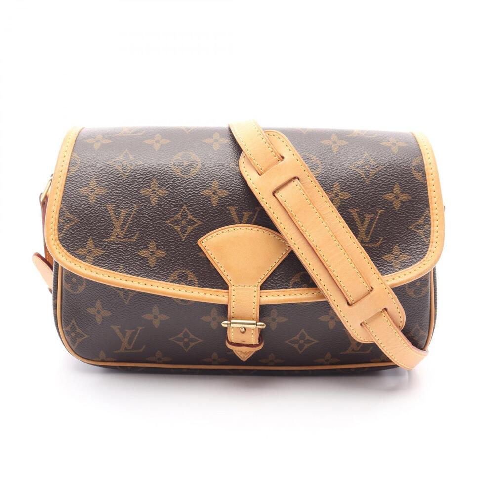 Louis Vuitton Sologne Shoulder Bag Canvas Leather Monogram Brown